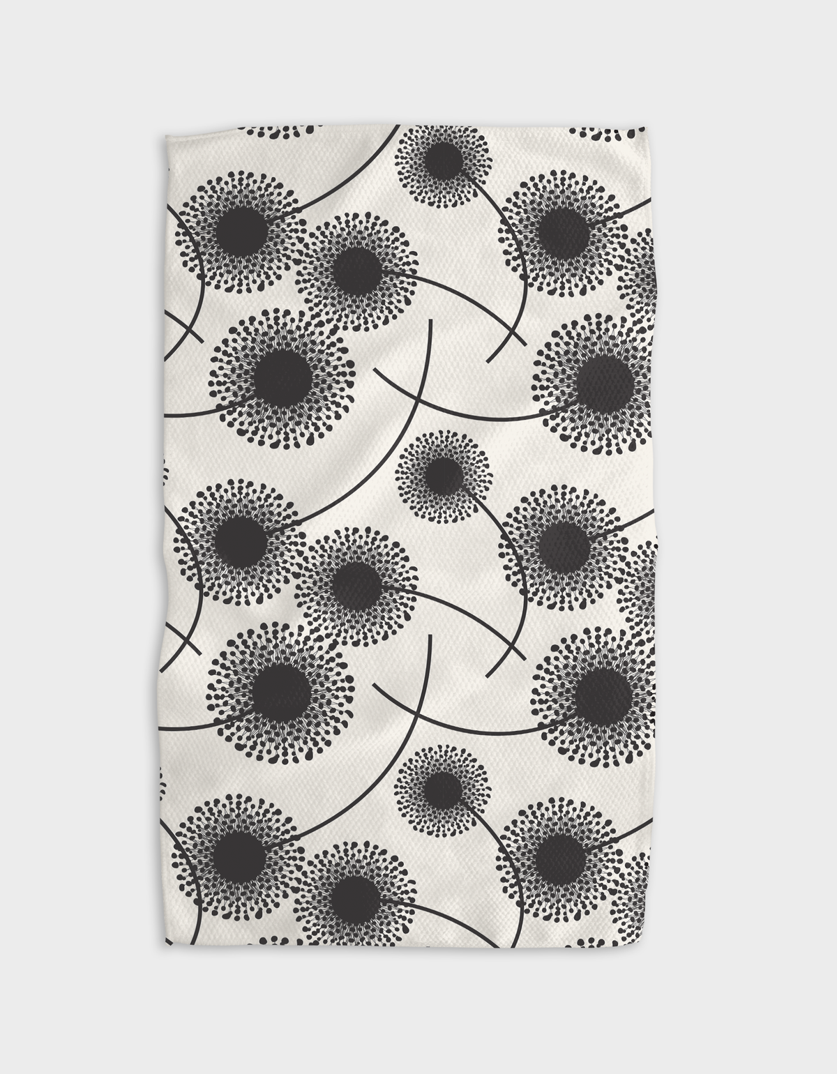 Fully Bloomed Tea Towel by Geometry-Lemons and Limes Boutique