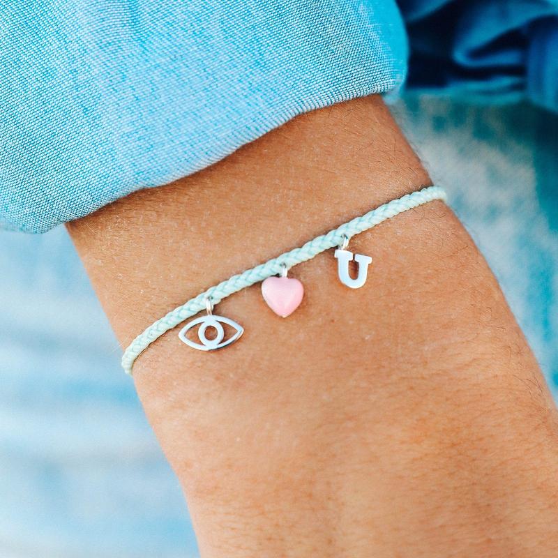 Silver Eye Love You Bracelet in Winter Fresh by Pura Vida--Lemons and Limes Boutique