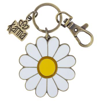 Enamel Keychain - Assorted Styles-Daisy-Lemons and Limes Boutique