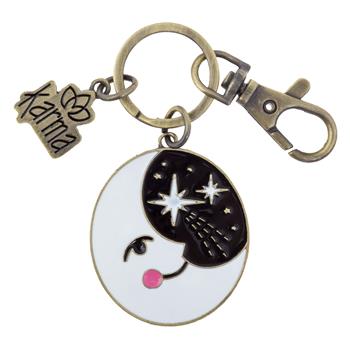 Enamel Keychain - Assorted Styles-Moon-Lemons and Limes Boutique