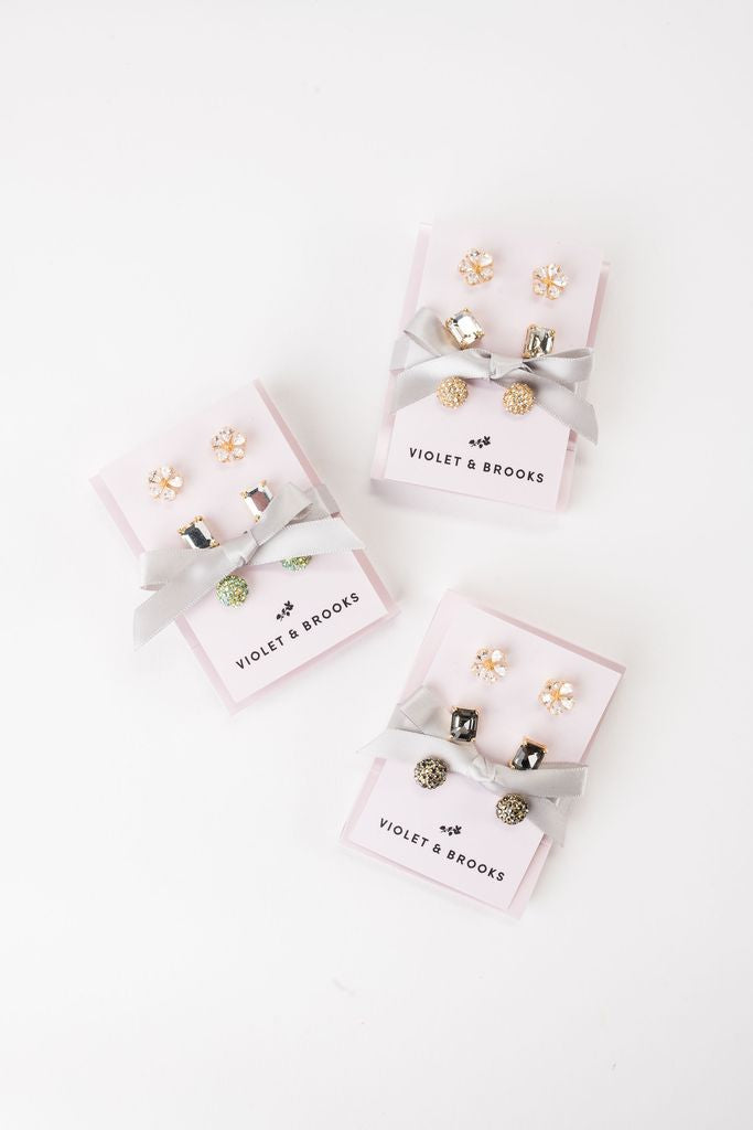 Everlyn Earring Gift Trio--Lemons and Limes Boutique
