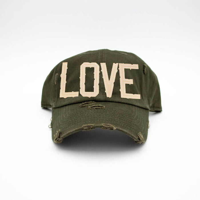 LOVE Green Hat-Lemons and Limes Boutique