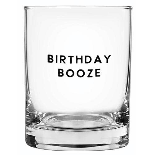 Rocks Glass-Birthday Booze--Lemons and Limes Boutique