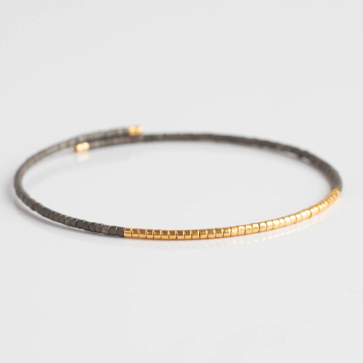 Norah Bangle in Graphite/Gold--Lemons and Limes Boutique