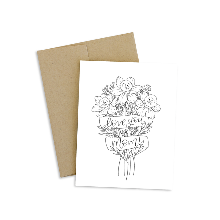 Love You Mom Greeting Card Elyse Breanne Design--Lemons and Limes Boutique