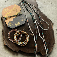 Stone Bracelet/Necklace - Amazonite - Stone of Courage-Bracelet-Lemons and Limes Boutique
