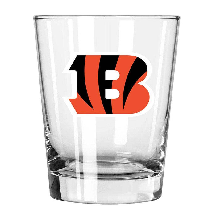 Cincinnati Bengals Cincy Tumbler Glass Tumbler Orange and Black Cincinnati Bengals  Tumbler 