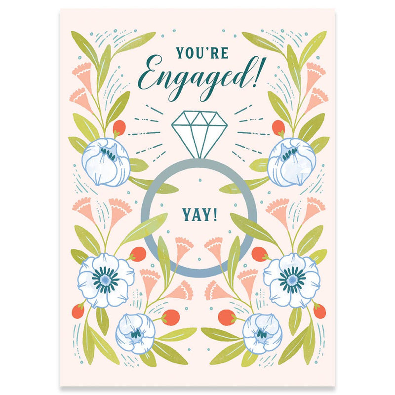 Engagement Ring Greeting Card--Lemons and Limes Boutique