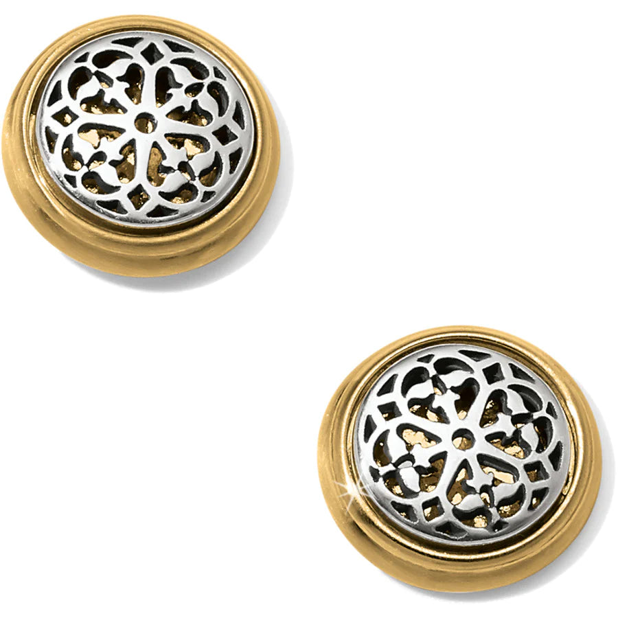 Ferrara Two Tone Posts Earrings by Brighton-Lemons and Limes Boutique