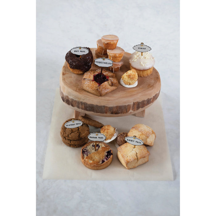 Stoneware & Stainless Steel Food Markers, Set of 6 in Drawstring Bag-Decor-Lemons and Limes Boutique