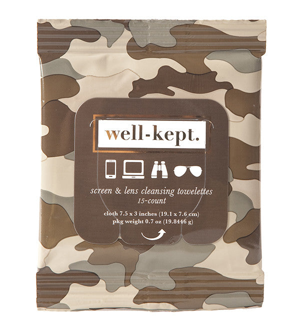 Well Kept Camo Screen Wipes--Lemons and Limes Boutique