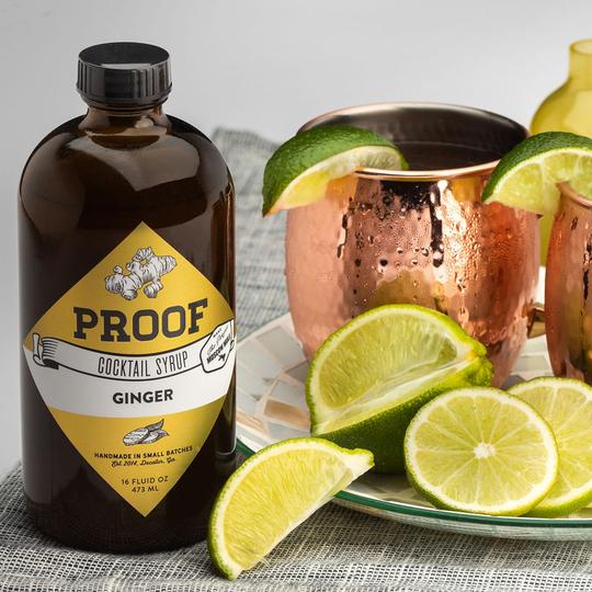 Ginger Cocktail Syrup by Proof-Cocktail Mixer-Lemons and Limes Boutique