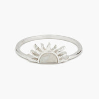 Pura Vida- Half Sun Ring in Silver-Accessories-Lemons and Limes Boutique