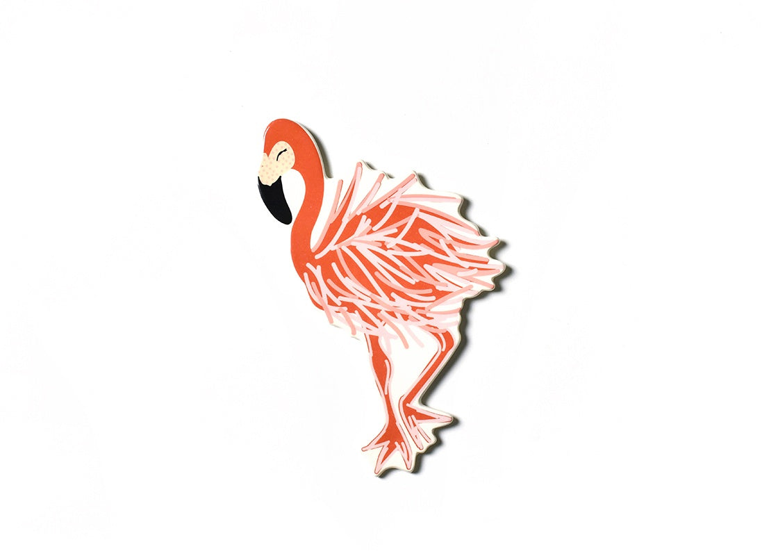 Flamingo Big Attachment Happy Everything--Lemons and Limes Boutique
