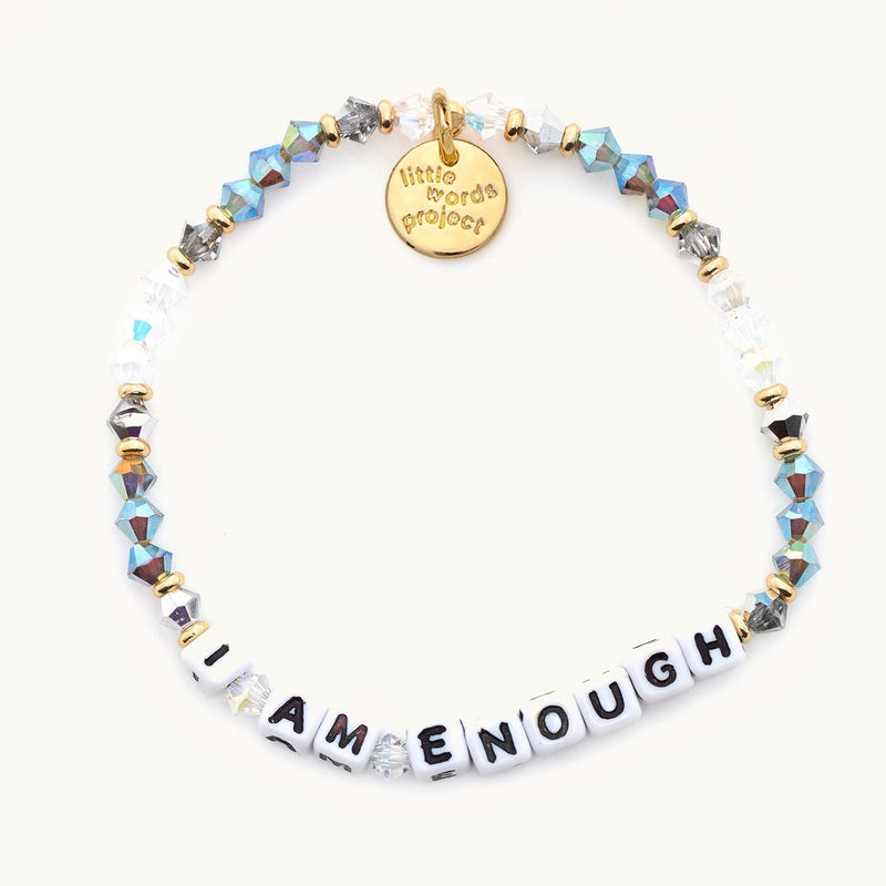I Am Enough Bracelet in Social Light by Little Words Project--Lemons and Limes Boutique