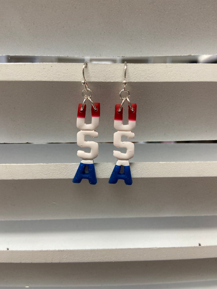 Handmade U.S.A Clay Dangles-Lemons and Limes Boutique