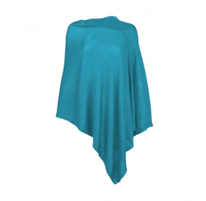 Chloe Convertible Poncho- Teal--Lemons and Limes Boutique