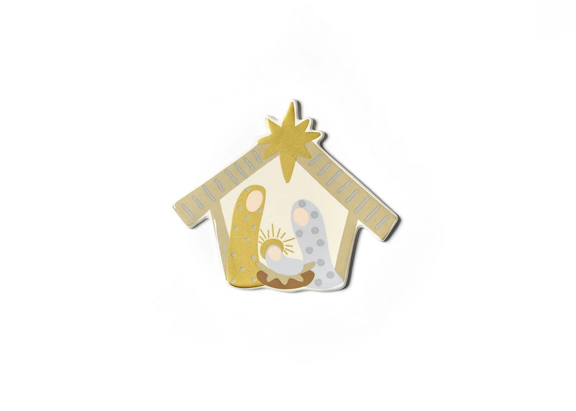 Neutral Nativity Mini Attachment Happy Everything--Lemons and Limes Boutique