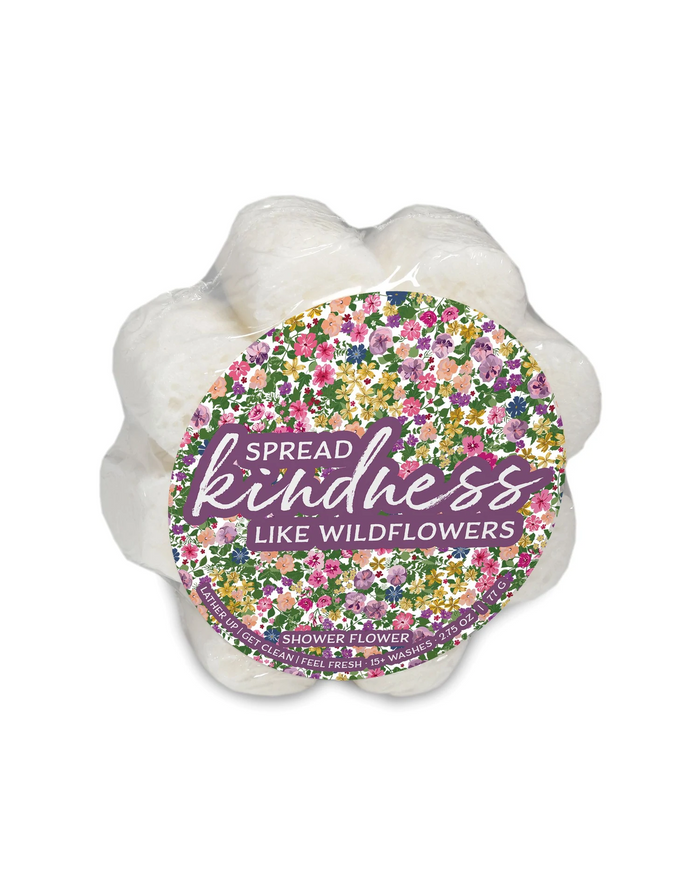 She Leaves a Little Sparkle Shower Sponge White-Lemons and Limes Boutique