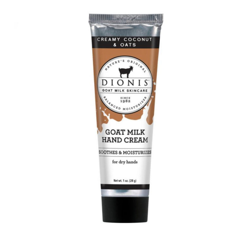 Dionis Goat Milk Hand Cream in Creamy Coconut & Oats--Lemons and Limes Boutique