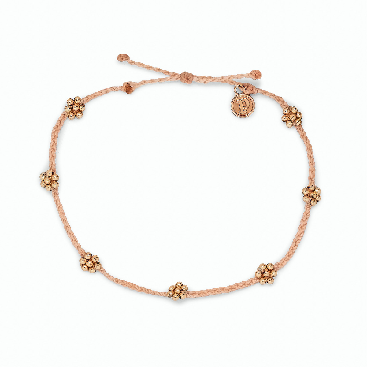 Pura Vida- Flora Anklet in Blush-Lemons and Limes Boutique