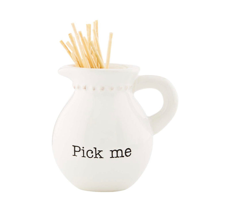 Toothpick Caddy by Mudpie-Pick Me-Lemons and Limes Boutique