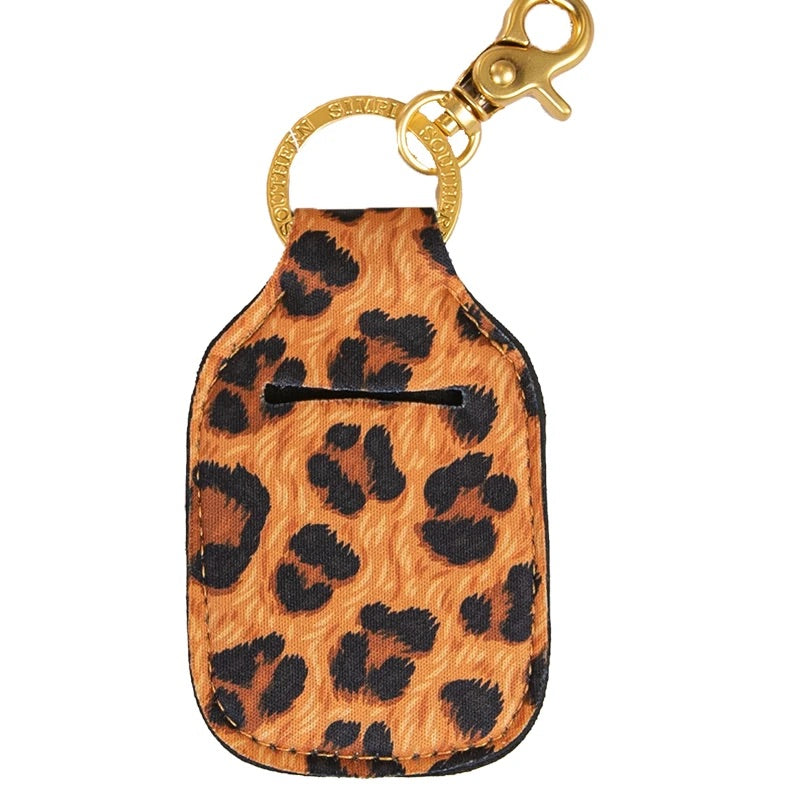 Simply Southern Sanitizer Holder-Leopard-Lemons and Limes Boutique