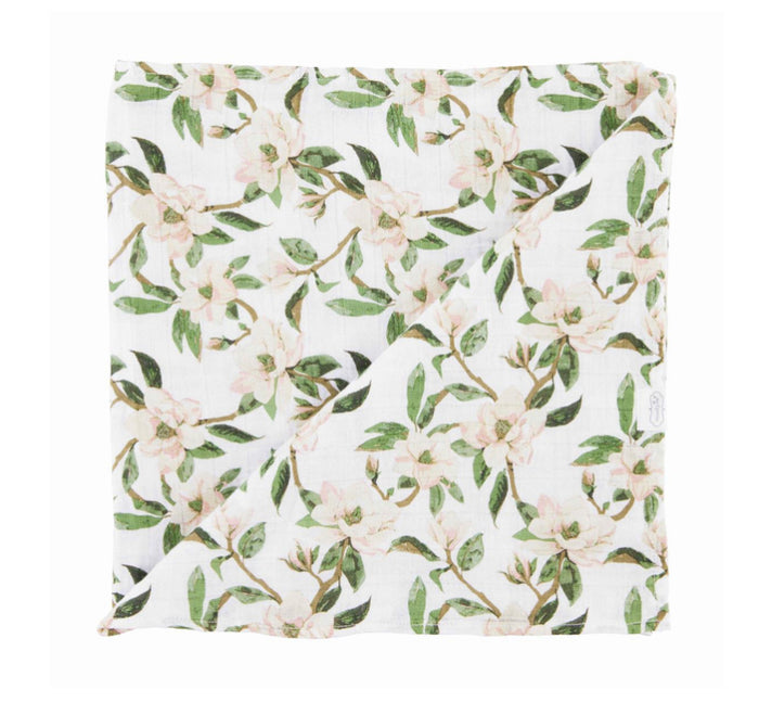 Magnolia Swaddle Blanket-Lemons and Limes Boutique