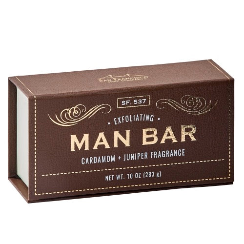 The Man Bar Soap Cardamom and Juniper--Lemons and Limes Boutique