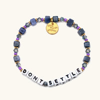 Don’t Settle - Wellness Collection - Little Words Project Bracelet-Lemons and Limes Boutique