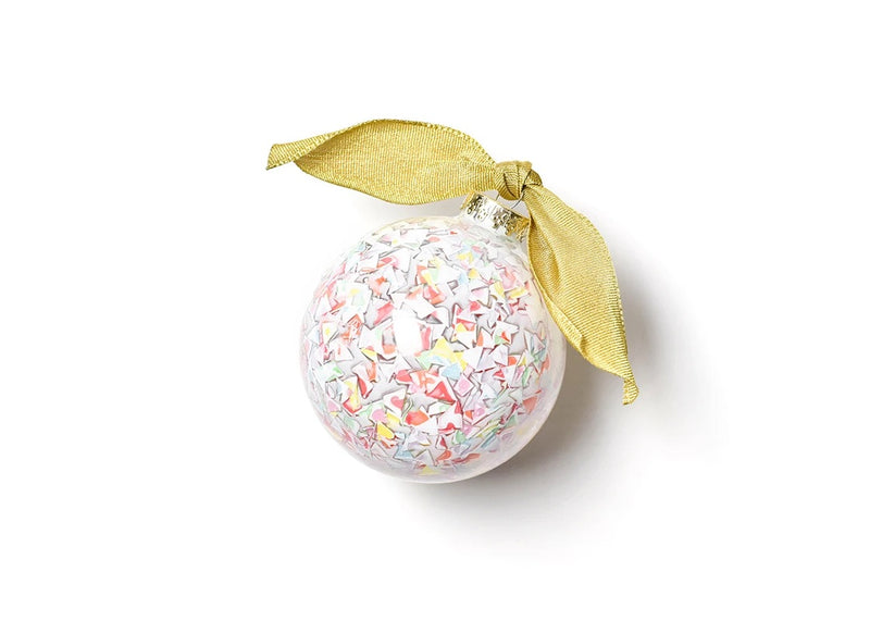 Confetti Glass Ornament Happy Everything--Lemons and Limes Boutique