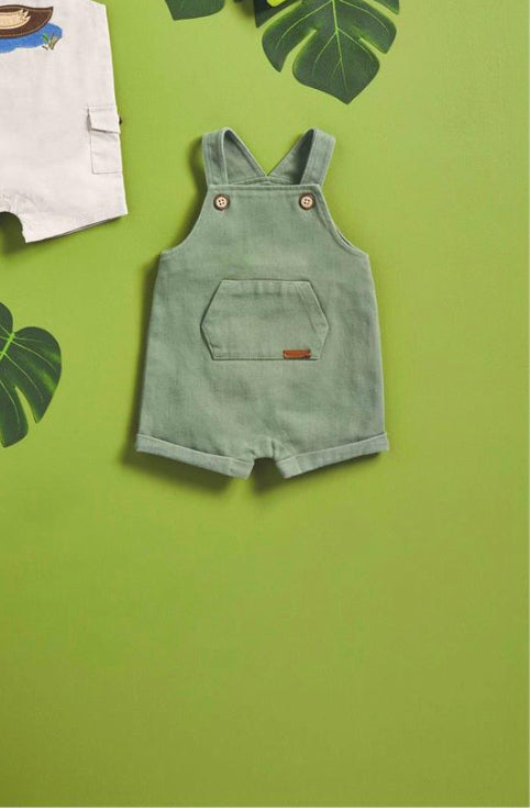 Green Overalls--Lemons and Limes Boutique