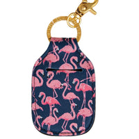 Simply Southern Sanitizer Holder-Flamingo-Lemons and Limes Boutique