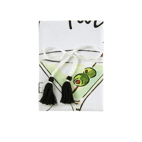 Dirty Martini Tea Towel-Lemons and Limes Boutique