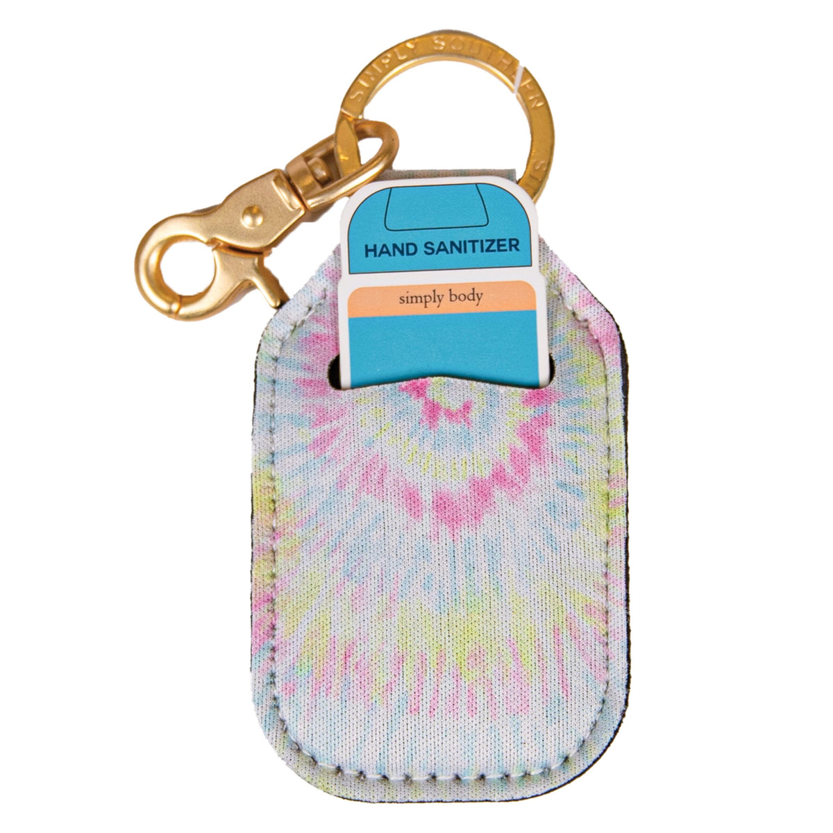 Simply Southern Sanitizer Holder-Tie Dye-Lemons and Limes Boutique