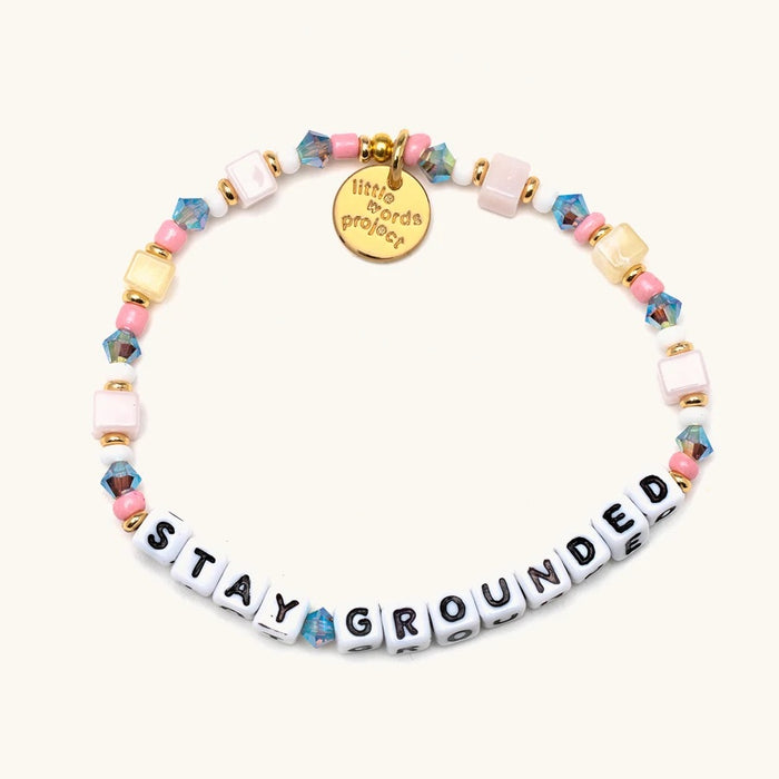 Stay Grounded - Wellness Collection - Little Words Project Bracelet-Lemons and Limes Boutique