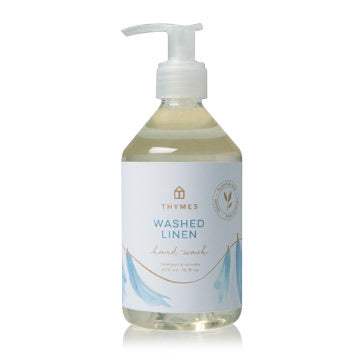 Thymes Washed Linen Hand Wash 9oz.--Lemons and Limes Boutique