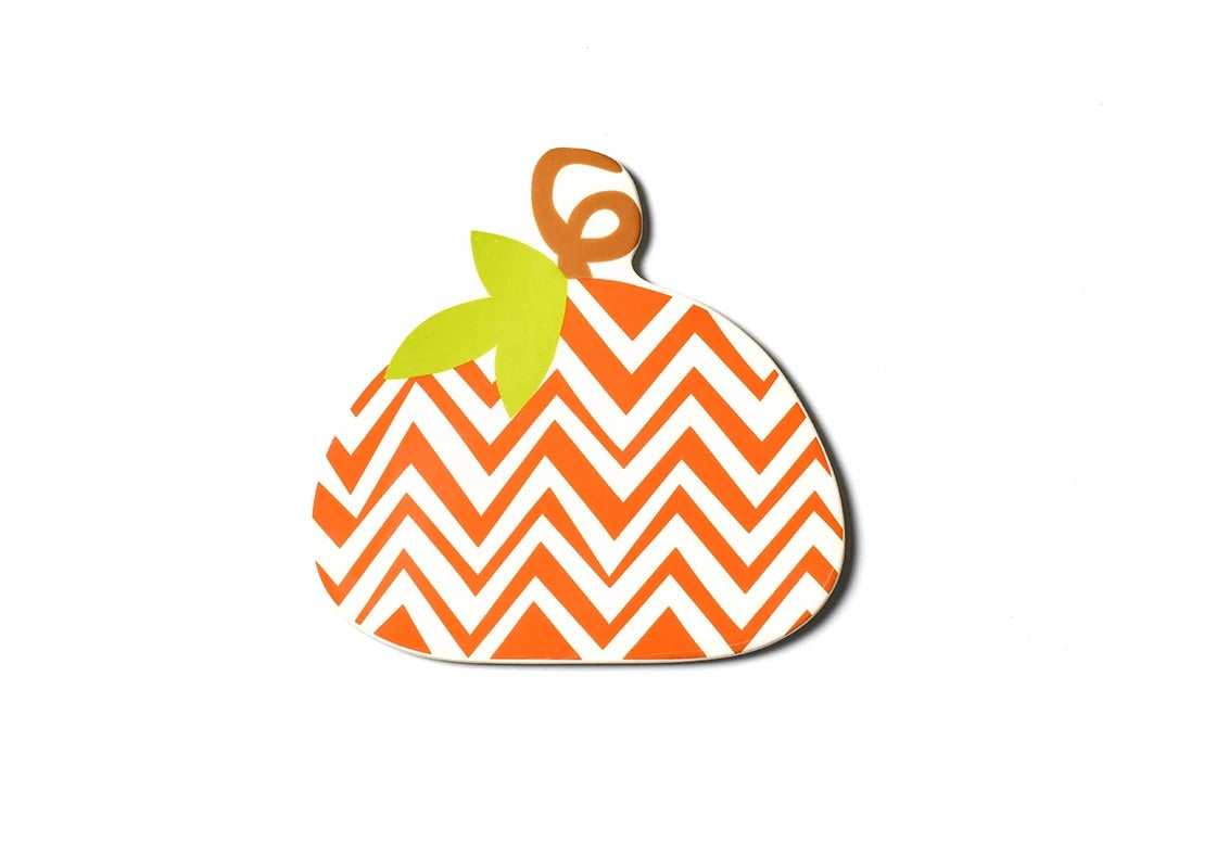 Chevron Pumpkin Big Attachment by Happy Everything--Lemons and Limes Boutique