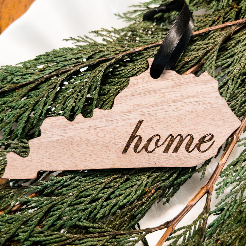 Kentucky Home Wood Ornament--Lemons and Limes Boutique