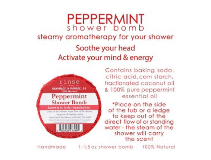 Shower Bomb in Assorted Scents-Peppermint-Lemons and Limes Boutique