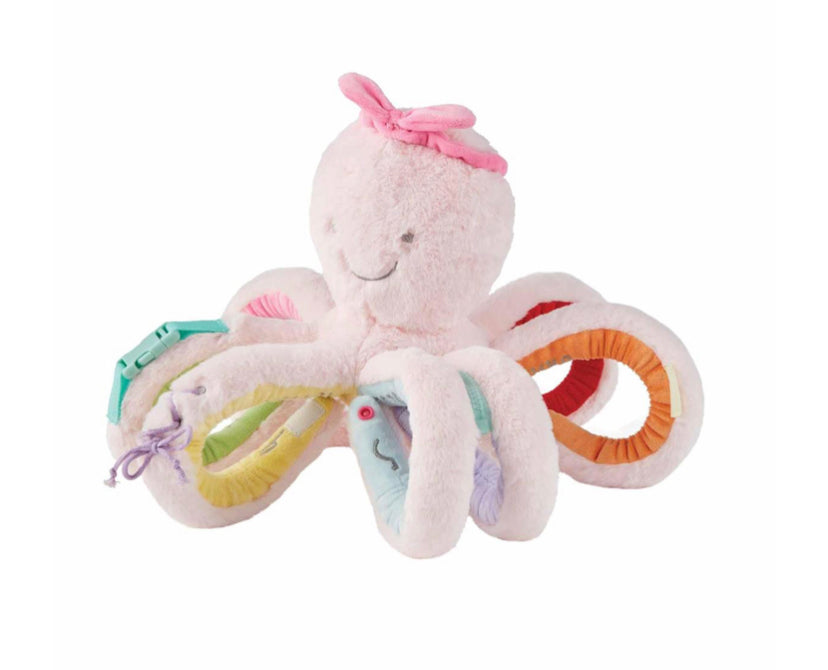 Pink Octivity Pal Plush by Mudpie--Lemons and Limes Boutique