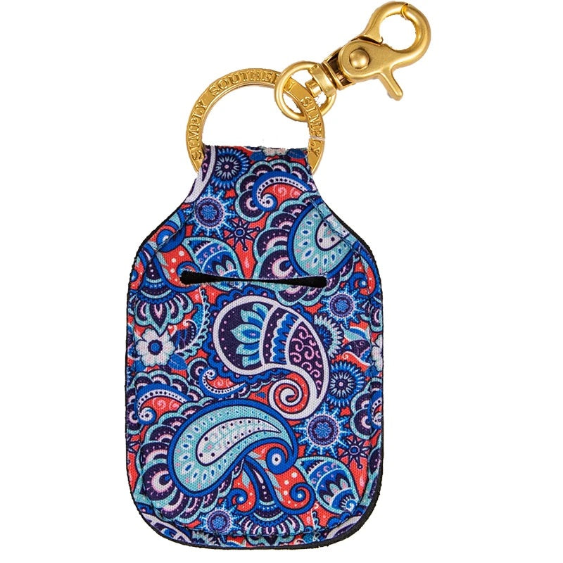 Simply Southern Sanitizer Holder-Paisley-Lemons and Limes Boutique
