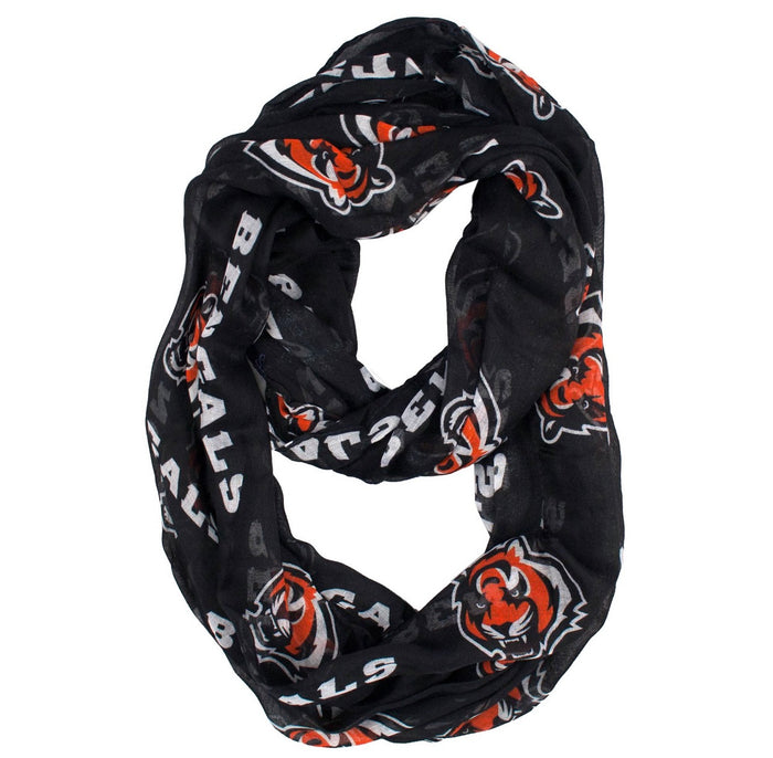 Cincinnati Bengals Infinity Scarf-Lemons and Limes Boutique