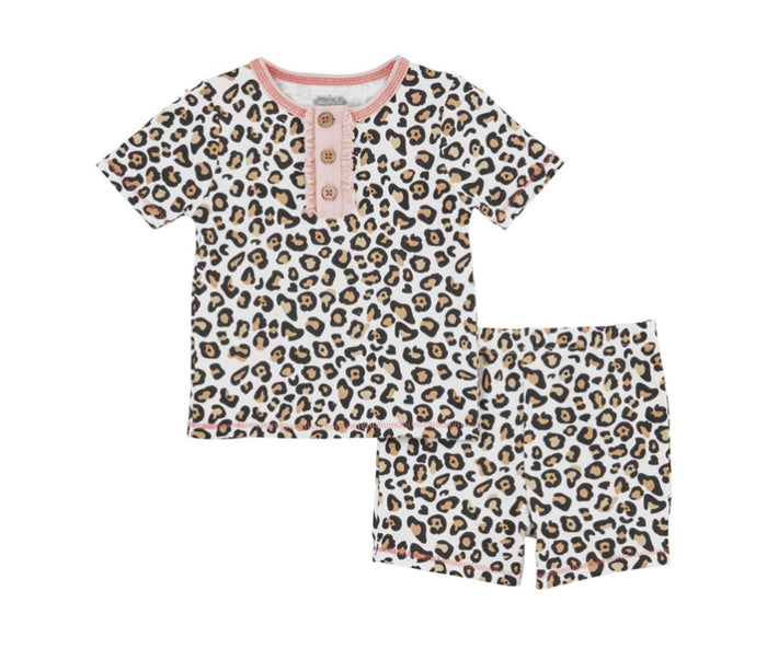 Leopard PJ Set-Lemons and Limes Boutique