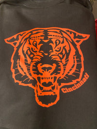 Cincinnati Fierce Tiger Crewneck- Black-Lemons and Limes Boutique