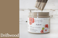 PINT (16 OZ) in Driftwood - Country Chic Paint - All-In-One Chalk-Style Paint--Lemons and Limes Boutique