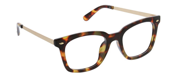 Limelight (Blue Light) Reading Glasses in Tortoise by Peepers--Lemons and Limes Boutique