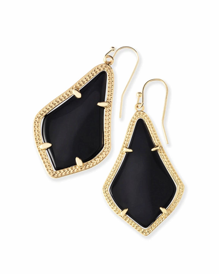 Alex Earrings in Gold Black by Kendra Scott-Lemons and Limes Boutique