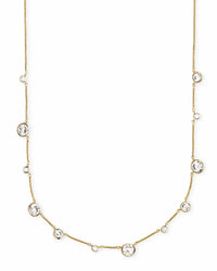 Clementine Necklace in Gold Metal White CZ by Kendra Scott--Lemons and Limes Boutique