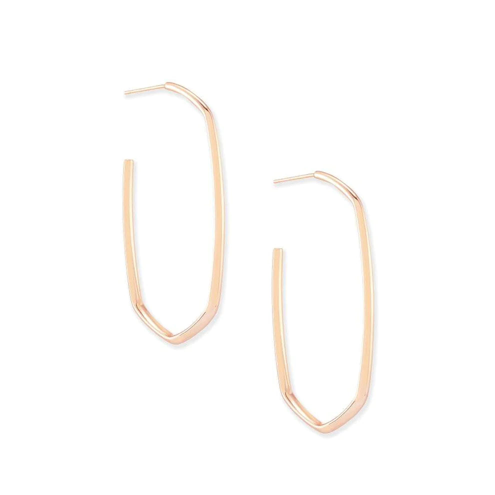 Danielle Hoop Earrings in Gold by Kendra Scott-Lemons and Limes Boutique